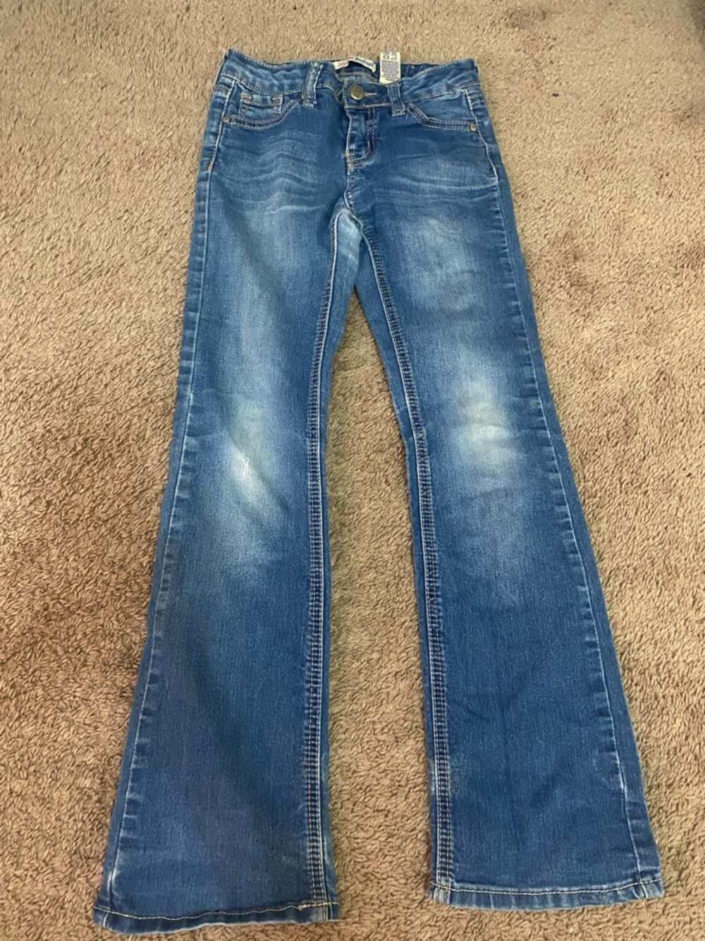 Love Indigo Kids Medium Blue Flare Jeans